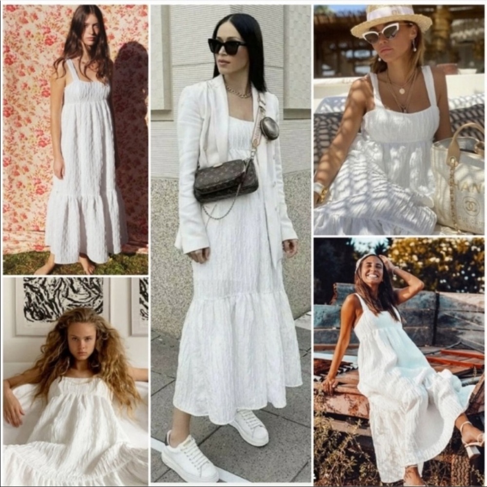Zara voluminous dress bloggers favorite - Picture 3 of 13